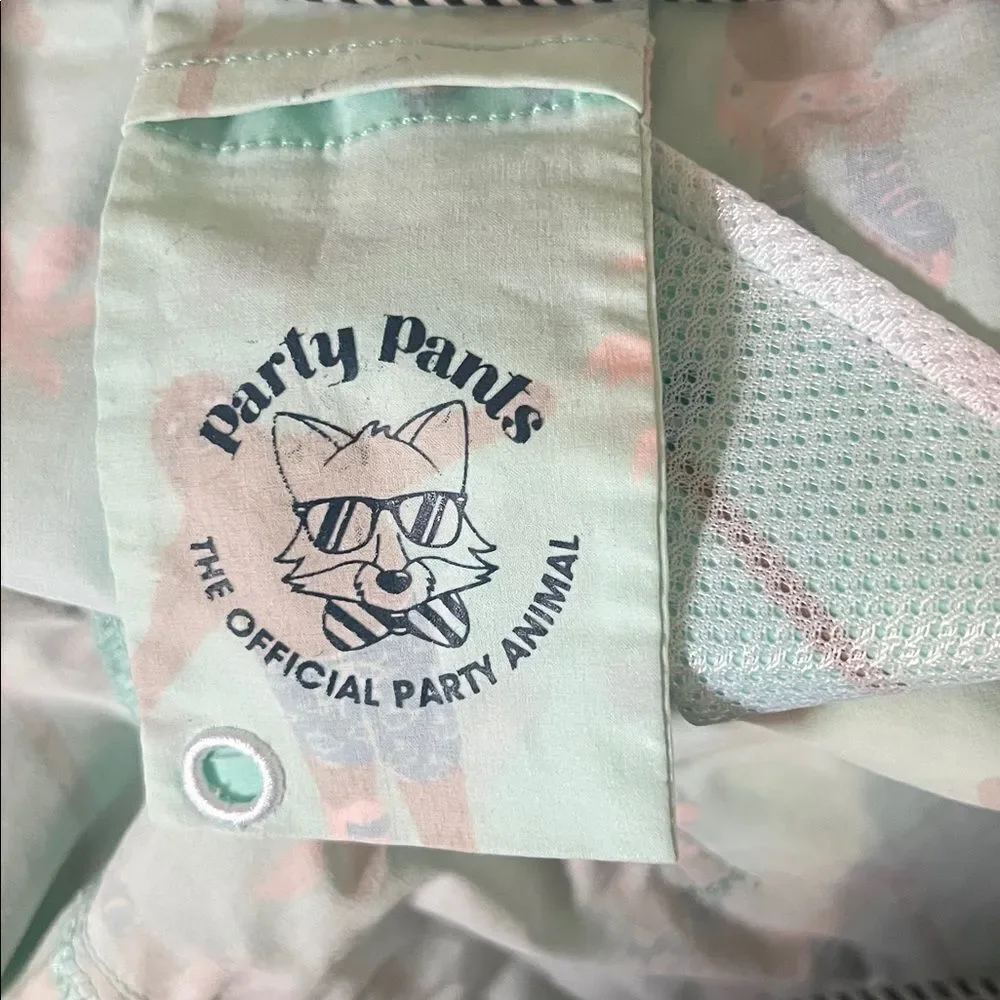 Party Pants Mint Board Shorts in Size L